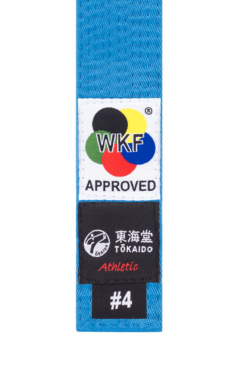 TOKAIDO WKF KARATE BELT competition approved