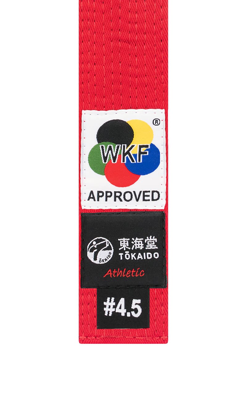TOKAIDO WKF KARATE BELT competition approved