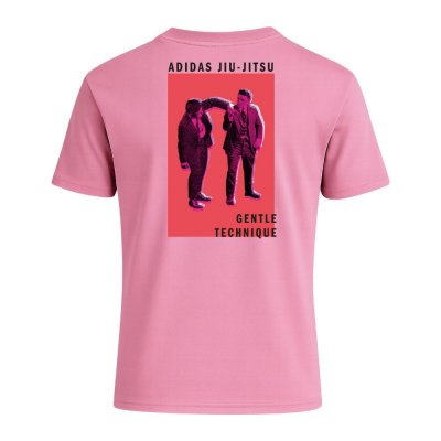 Adidas BJJ T-Shirt Pink Cotton