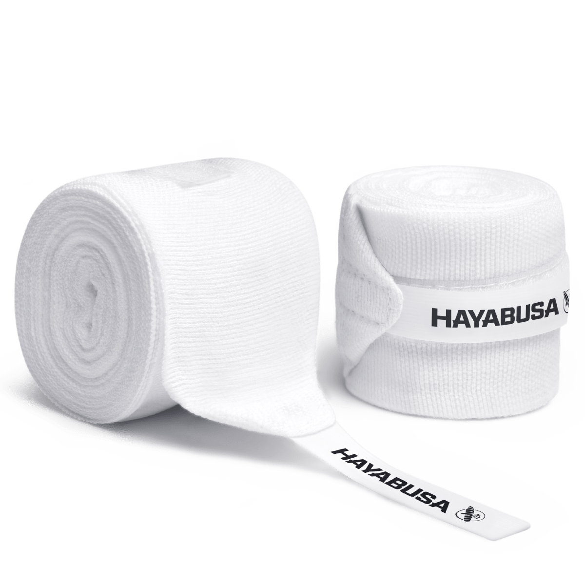 Bandages de boxe de style gaze professionnelle en gaze Hayabusa blanche de 4,5 mètres.