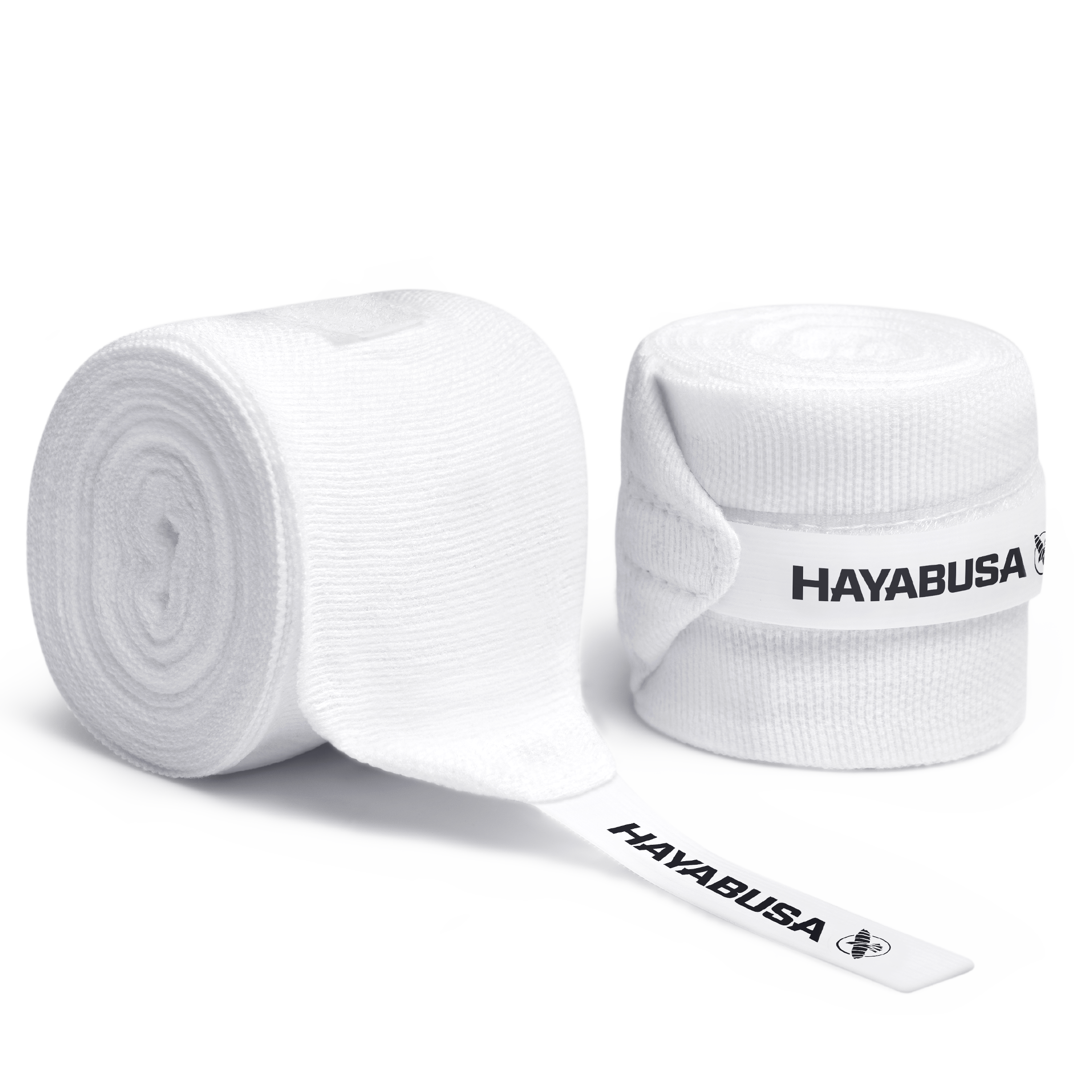 Bende da boxe Hayabusa Gauze bianche da 4,5 metri stile garza professionale.
