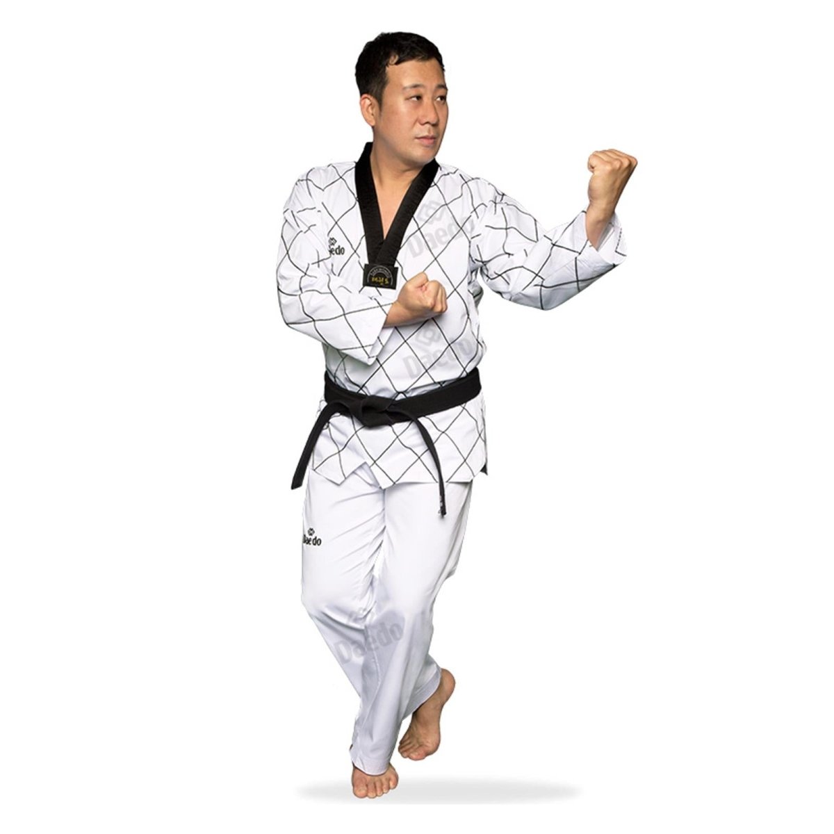 Dobok Master Daedo Bianco con Collo Nero - Fight Club Store