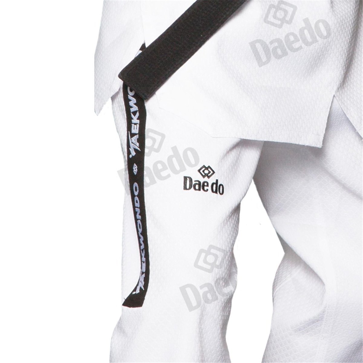 Dobok Taekwondo Daedo Collo Nero Stampa Spalle - Fight Club Store