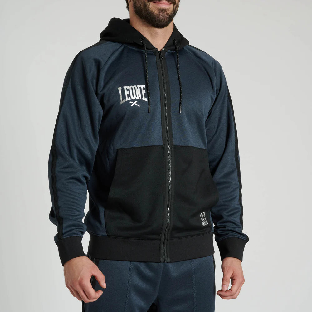 Lion Melange Hoodie with Zip