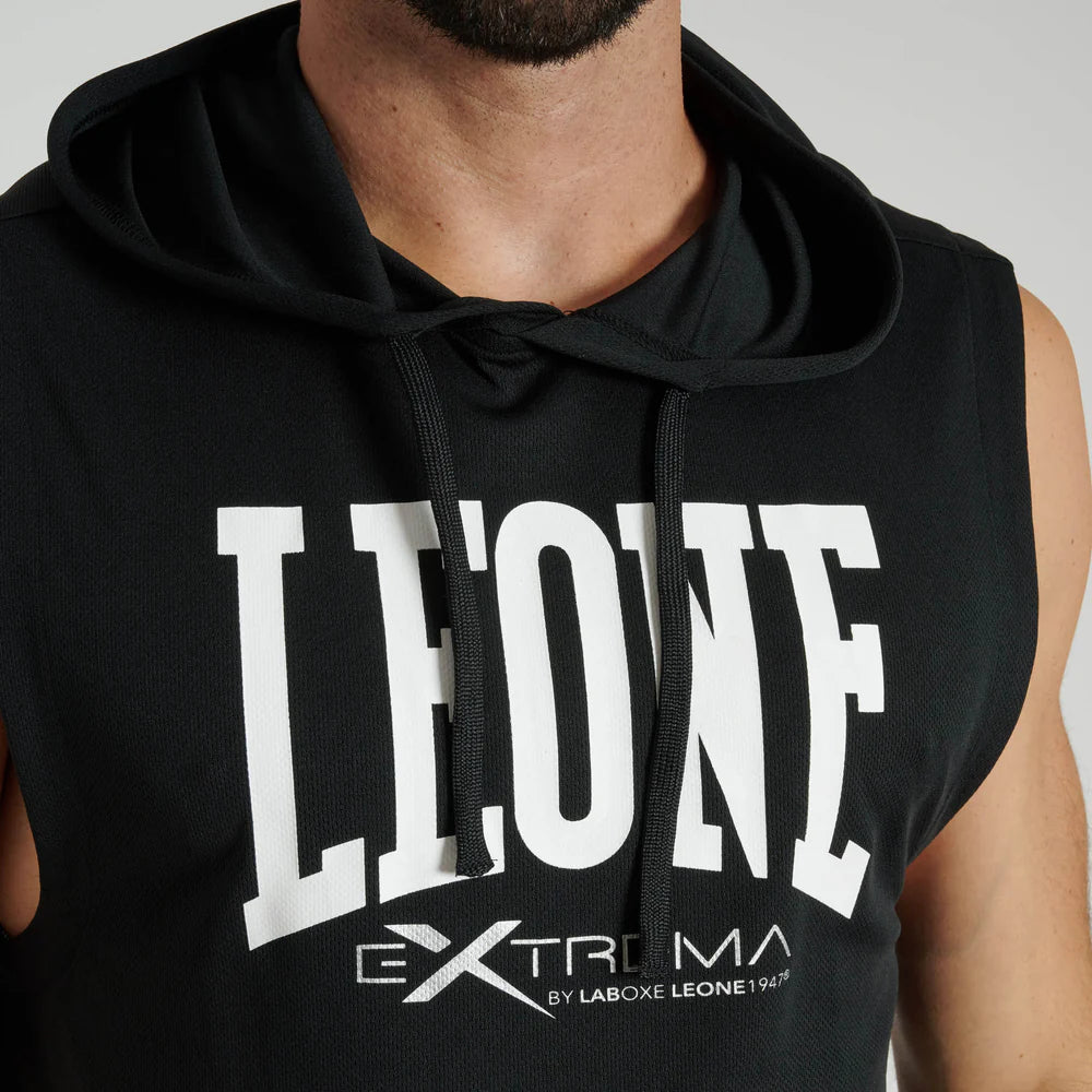 Sleeveless Lion Hoodie with Logo