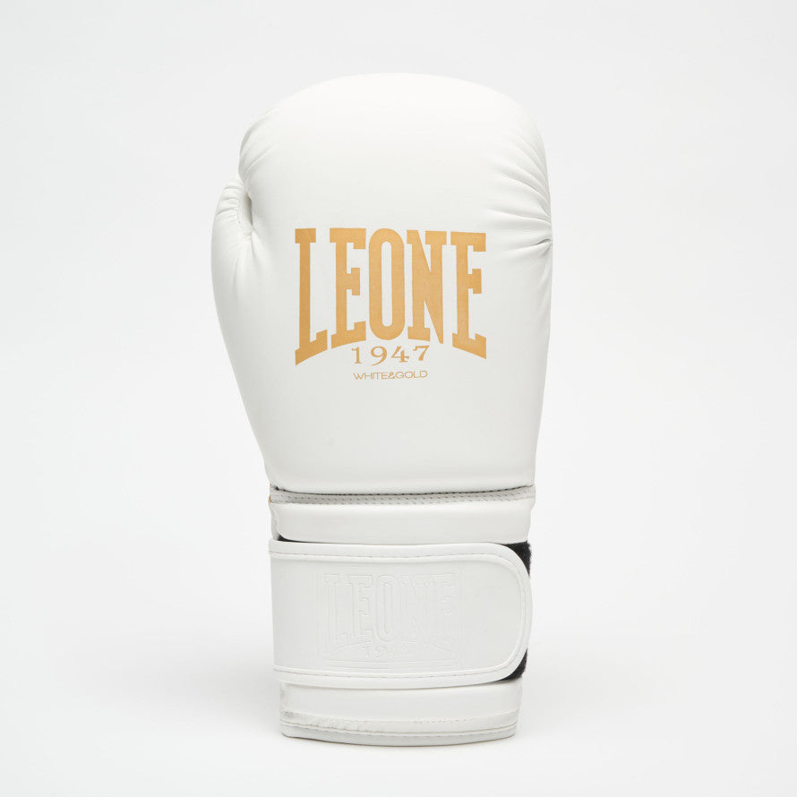 Leone White Gold Boxing Gloves