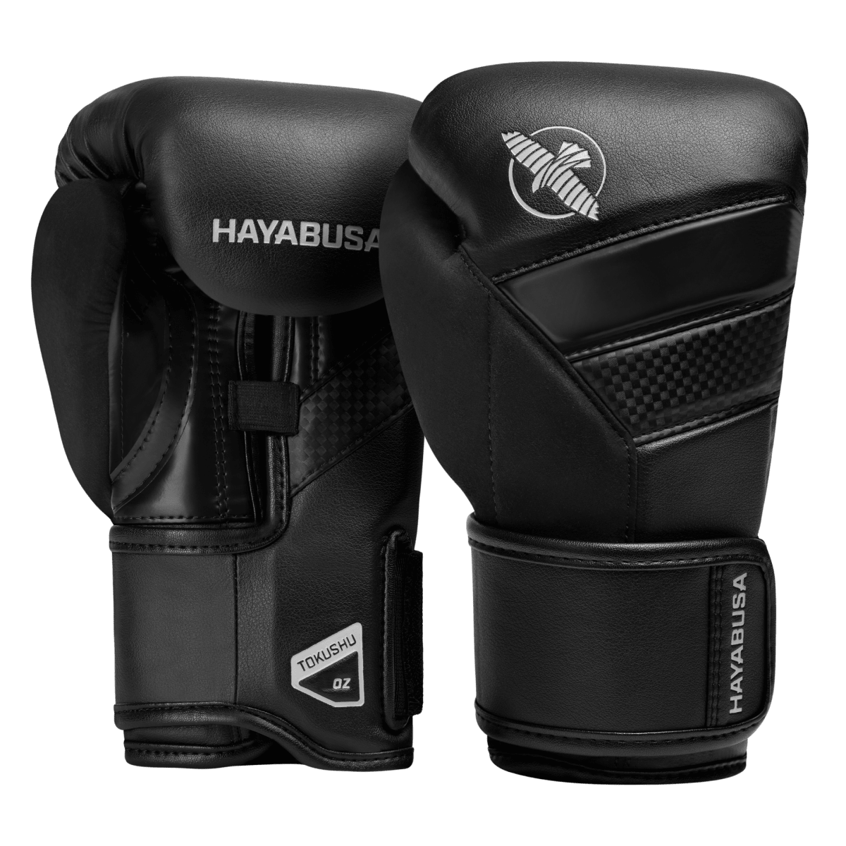 Ett par Hayabusa T3 boxningshandskar för barn i svart
