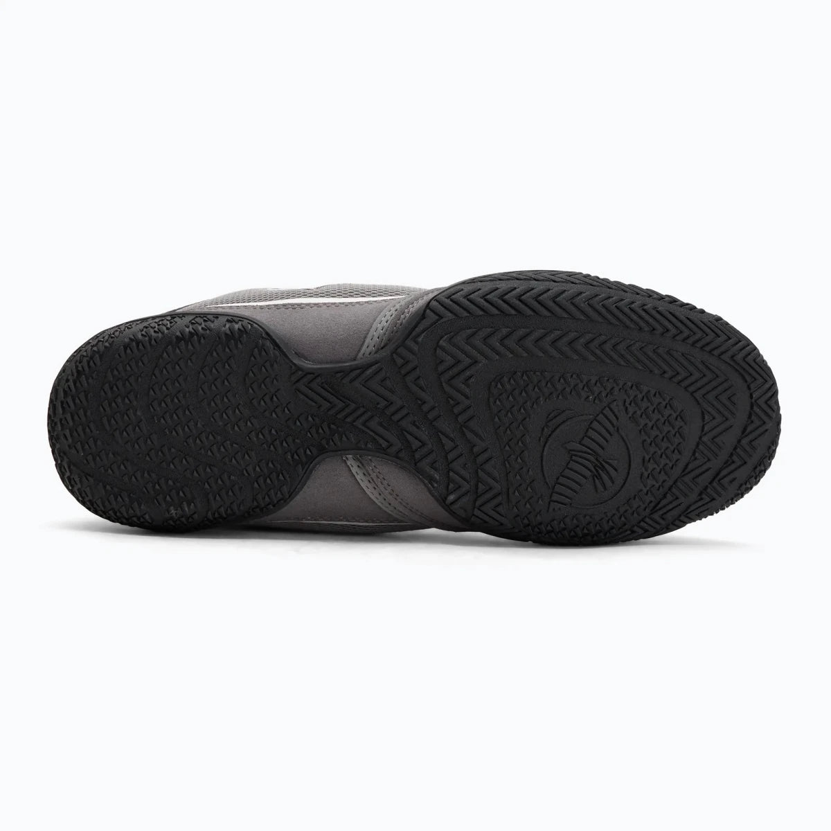 Hayabusa Pro gray boxing shoes front view high resistance.