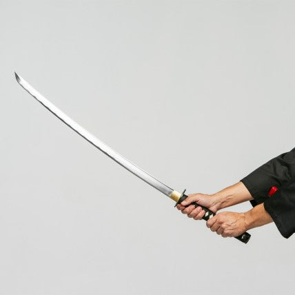 Brown Bamboo Forged Steel Decorative Katana