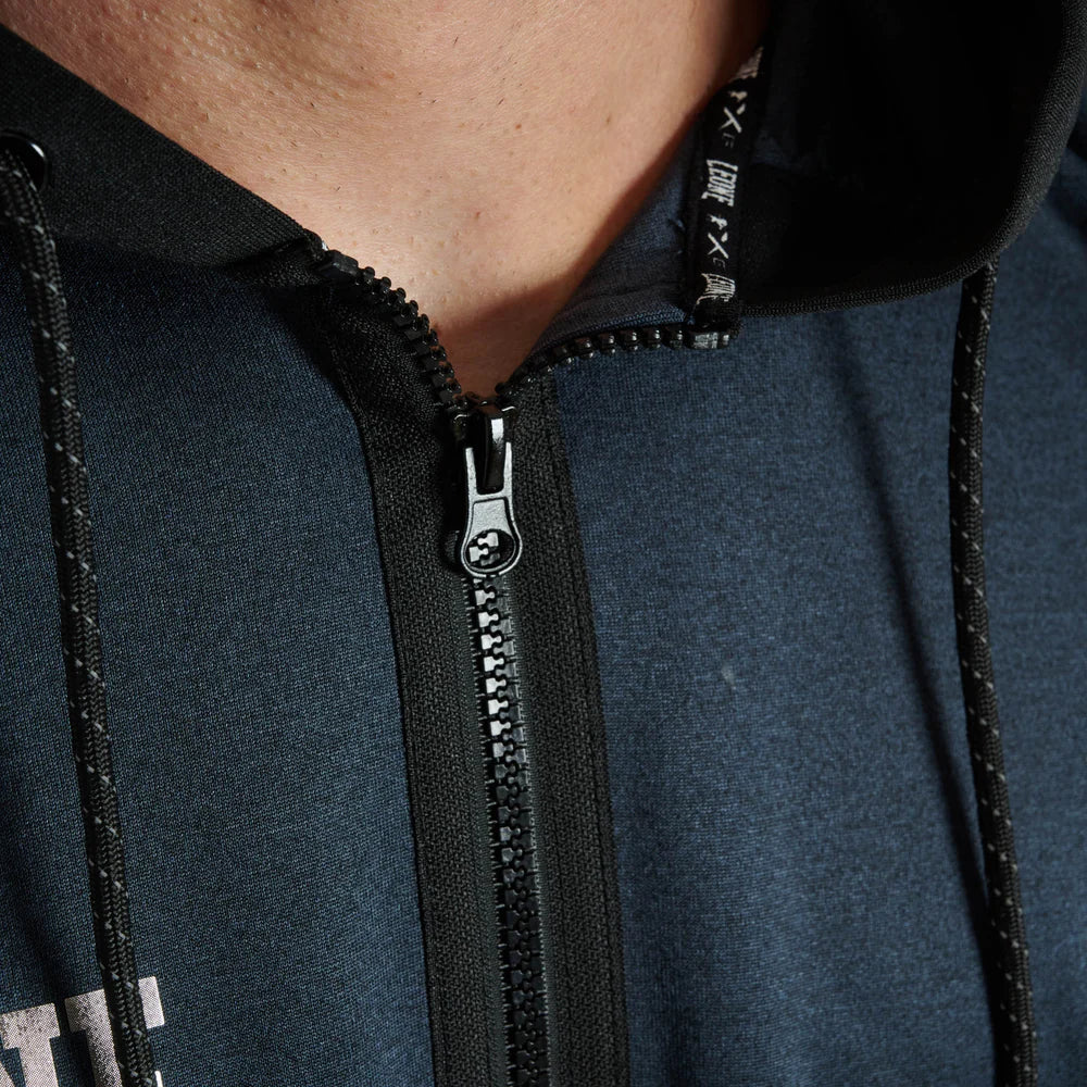 Lion Melange Hoodie with Zip