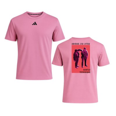 Adidas BJJ T-Shirt Pink Cotton