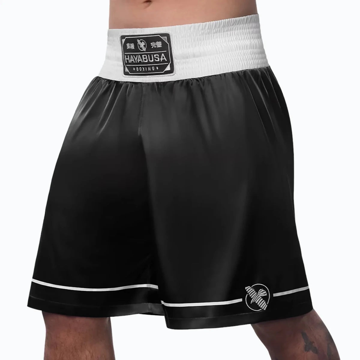 Hayabusa boksshort zwarte voorkant
