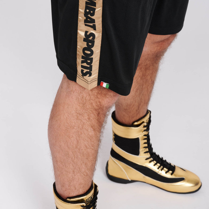 Leone DNA Black Gold Boxing Shorts