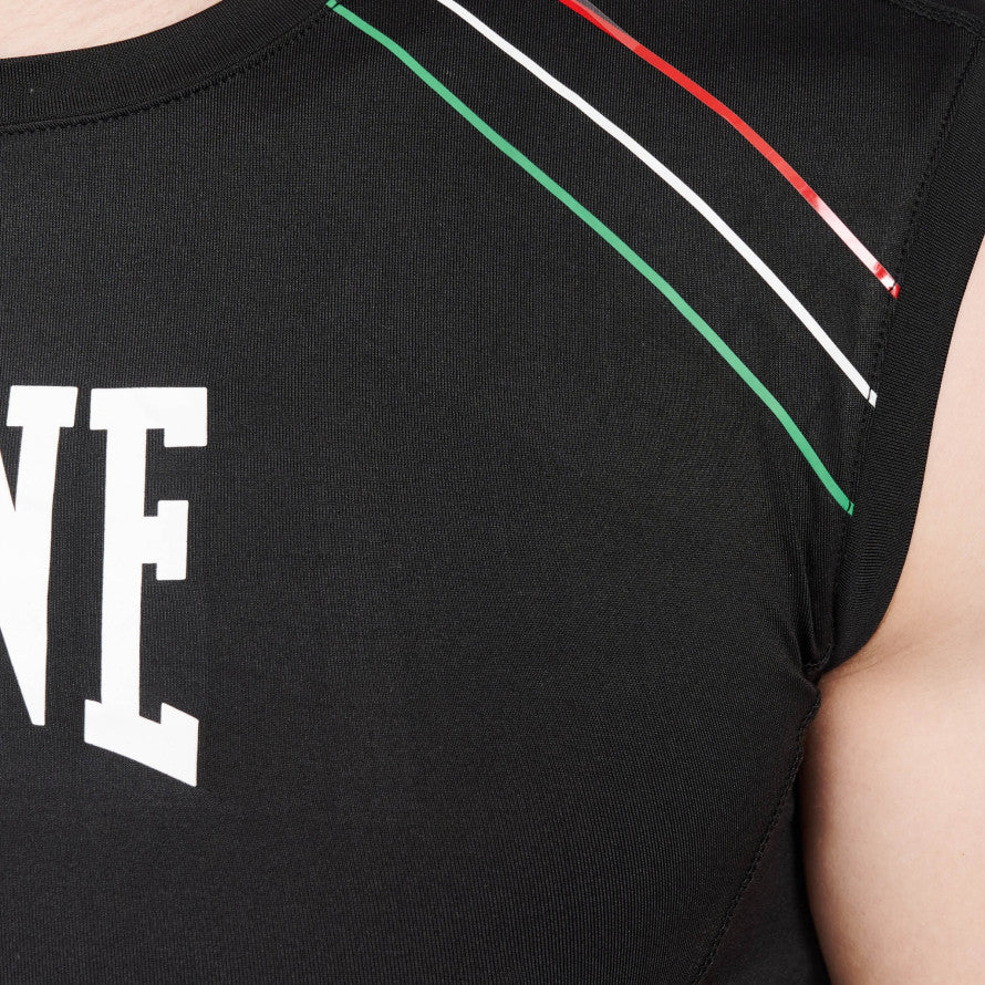 Leone Flag Compression Sleeveless Rashguard