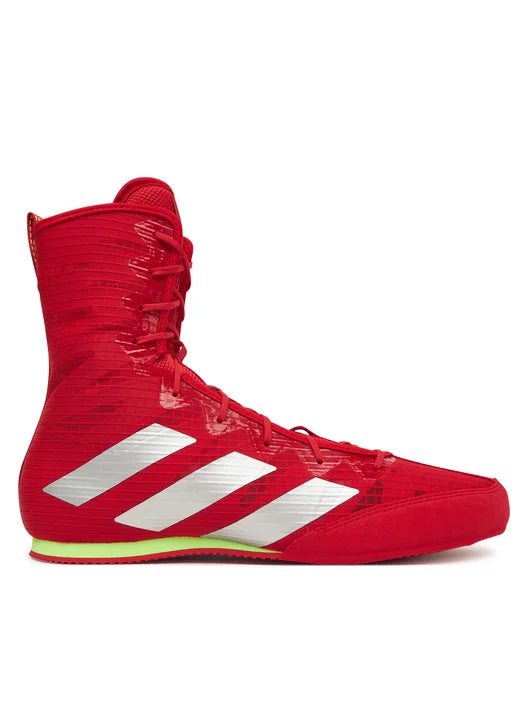 Adidas Box Hog 4 Boxing Shoes Red Silver