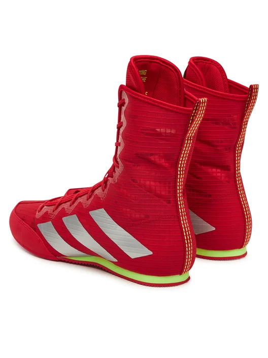 Adidas Box Hog 4 Boxing Shoes Red Silver