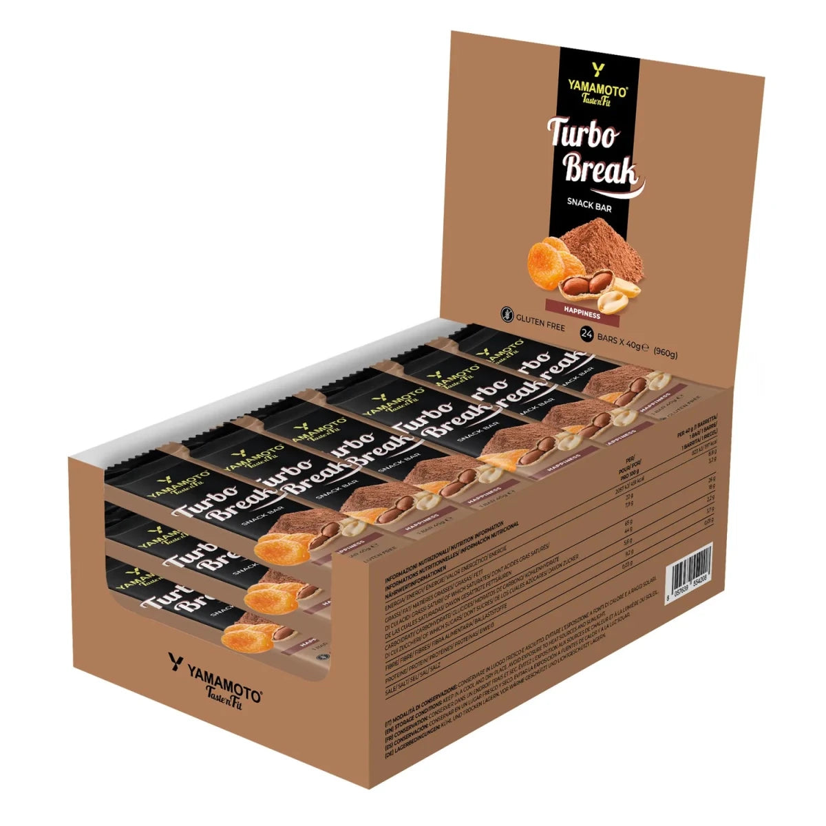 Yamamoto Turbo Break Happiness-pakket met cacao en pinda's
