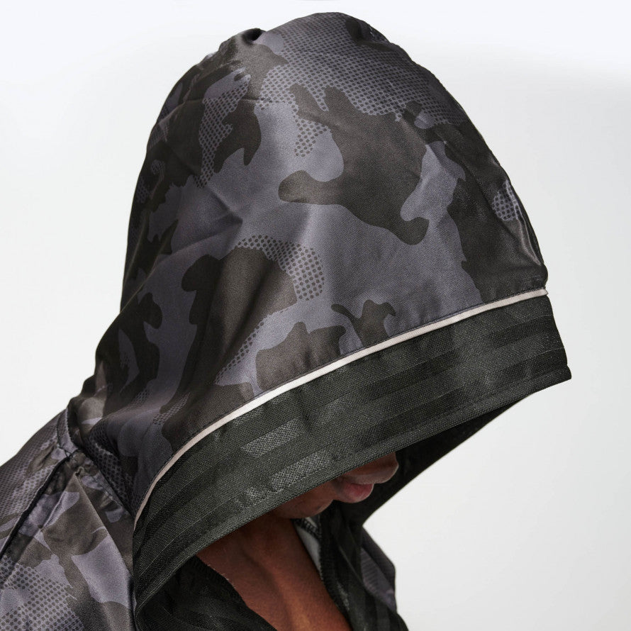 Leone da Ring sleeveless jacket with hood and zip