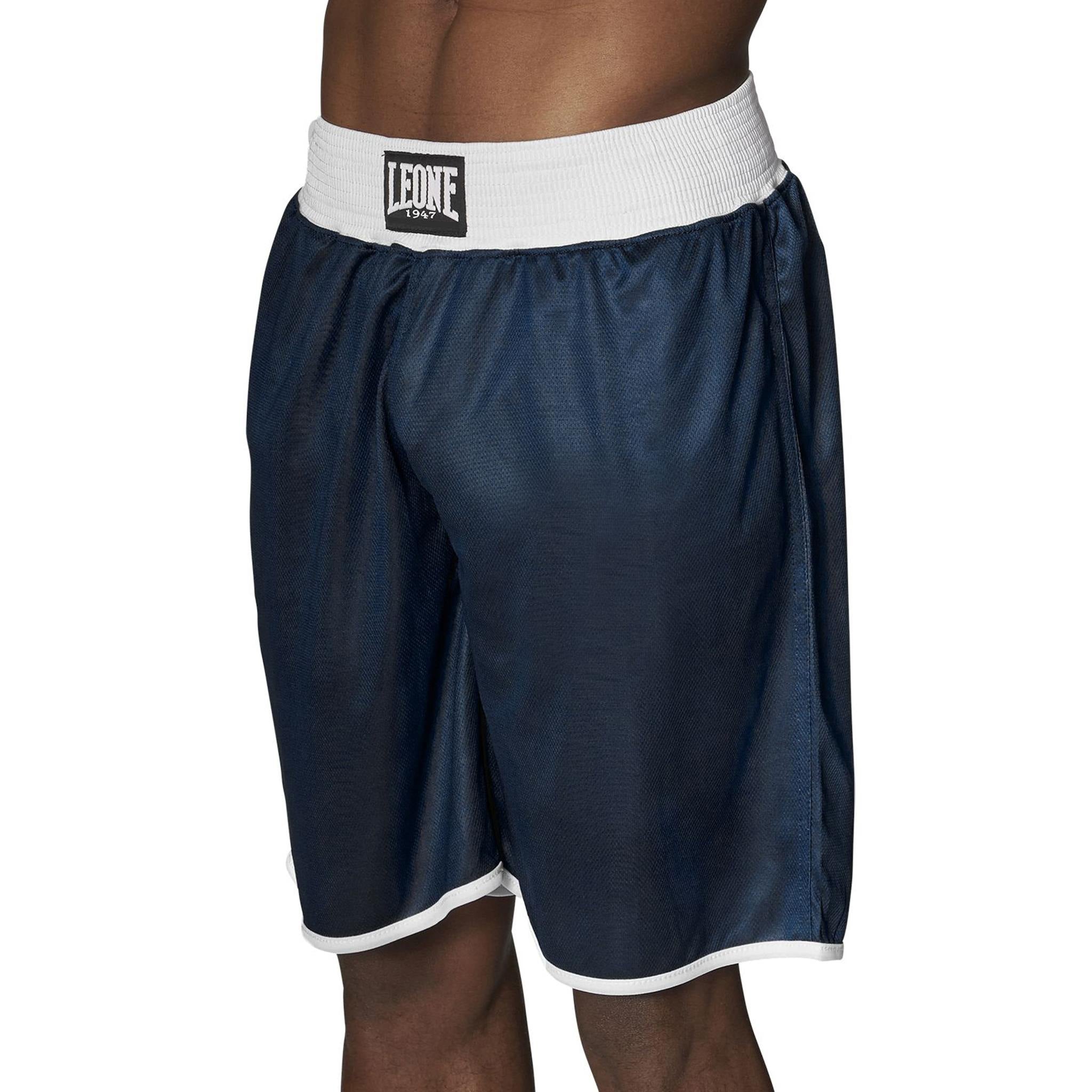 Leone Double Reversible Red and Blue Boxing Shorts