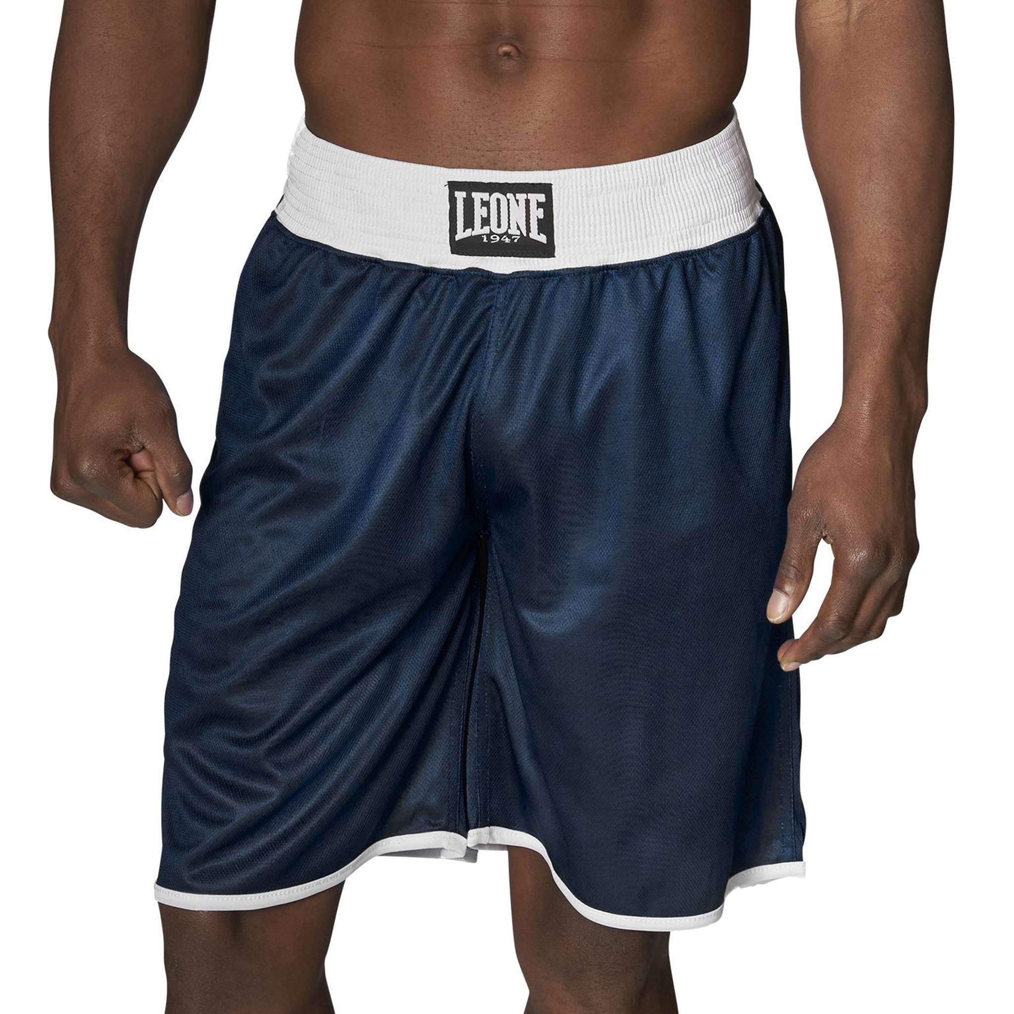 Leone Double Reversible Red and Blue Boxing Shorts